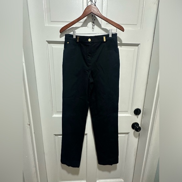 St. John Sport Classic Stretch Fit Jeans in Deep Navy Black sz 6 - Picture 7 of 9